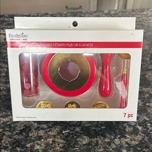 RECOLLECTIONS CHRISTMAS SEALONG WAS STAMP KIT 7PC NWT